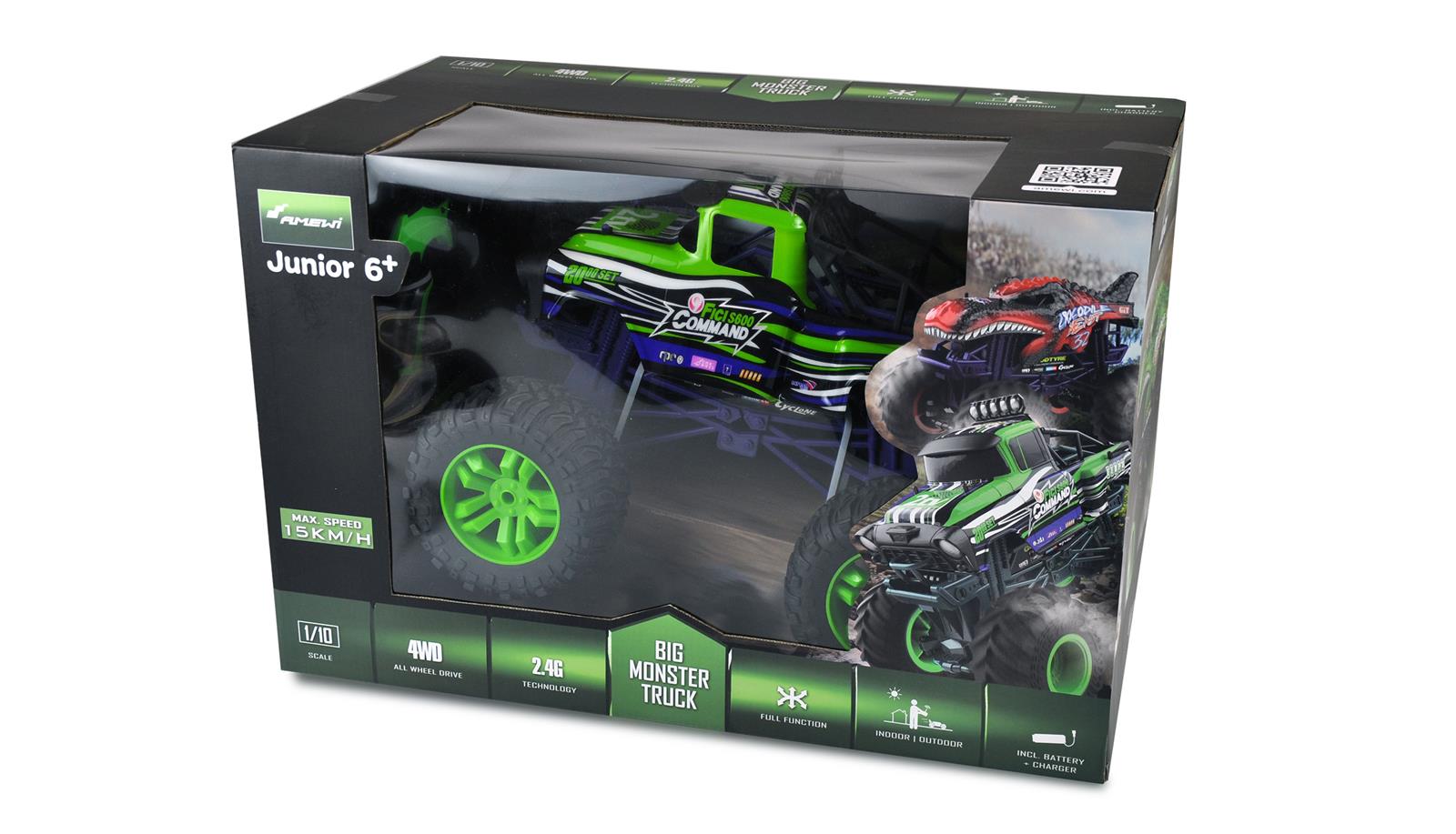 Green Command Big Monstertruck 1:10 Green Command Big Monstertruck 1:10