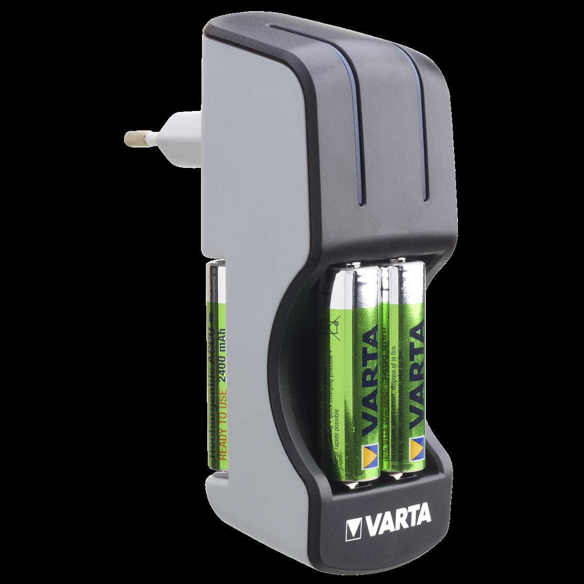 Akku-Ladegerät VARTA ''Pocket Charger'', inkl. 4xAA 2.100mAh, Timerabschaltung