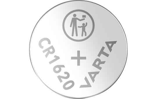 Lithium-Knopfzelle VARTA CR 1620, 70mAh, 3V, 1er-Blister Lithium-Knopfzelle VARTA CR 1620, 70mAh, 3V, 1er-Blister