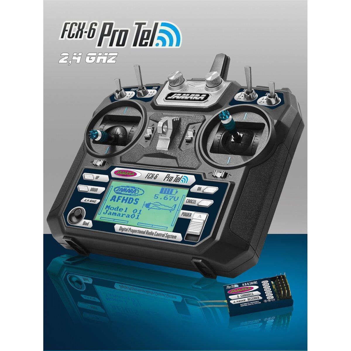 Fernsteuerung FCX6Pro Tel Gas links Fernsteuerung FCX6Pro Tel Gas links