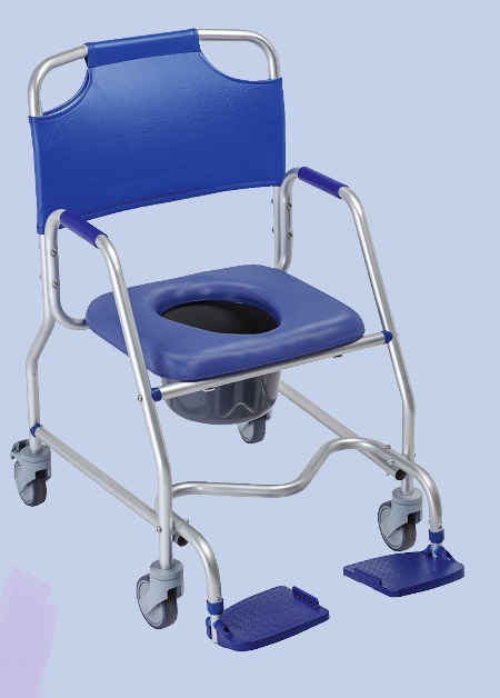 Obana Dusch- & Toilettenstuhl auf Rädern Sehr leicht und beweglich Obana Dusch- & Toilettenstuhl auf Rädern Sehr leicht und beweglich