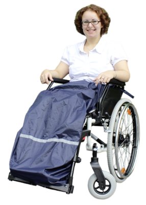 Rollstuhl-Regenschürze ROLKO-rainPRO blau>>>> Rollstuhl-Regenschürze ROLKO-rainPRO blau>>>>