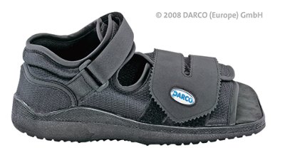 MedSurg Verbandschuh Herren,schwarz Gr.S(39-41),