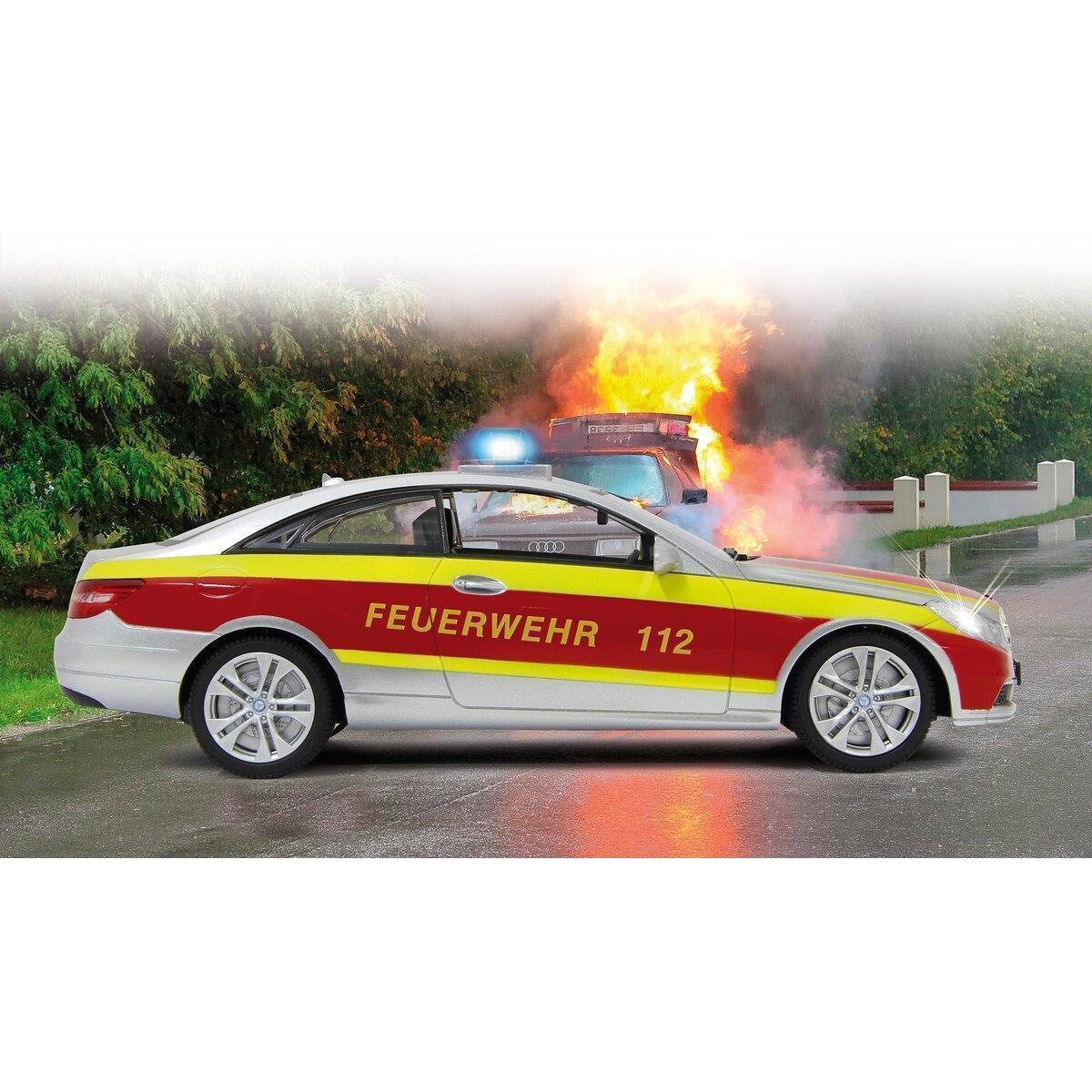 Mercedes-Benz E 350 Coupe Feuerwehr 1:16 silber/rot 2,4GHz