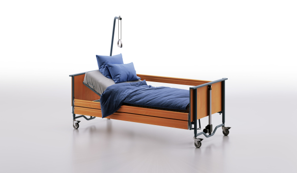 Pflegebett domiflex 3 100x200cm>>>>Farbe: Buche gedämpft Pflegebett domiflex 3 100x200cm>>>>Farbe: Buche gedämpft