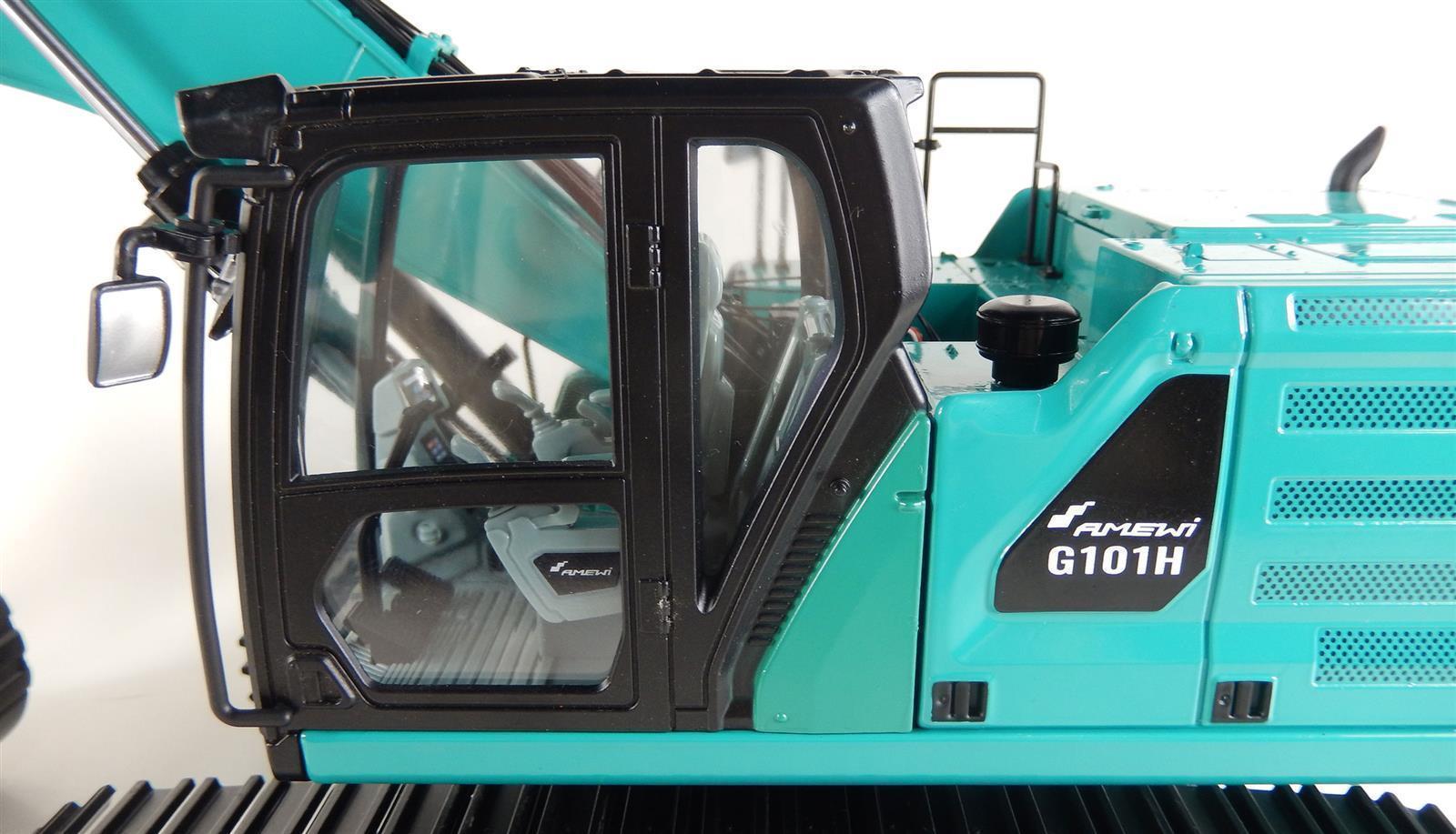 G101H V2 Vollmetall Hydraulikbagger 1:16 RTR petrol G101H V2 Vollmetall Hydraulikbagger 1:16 RTR petrol