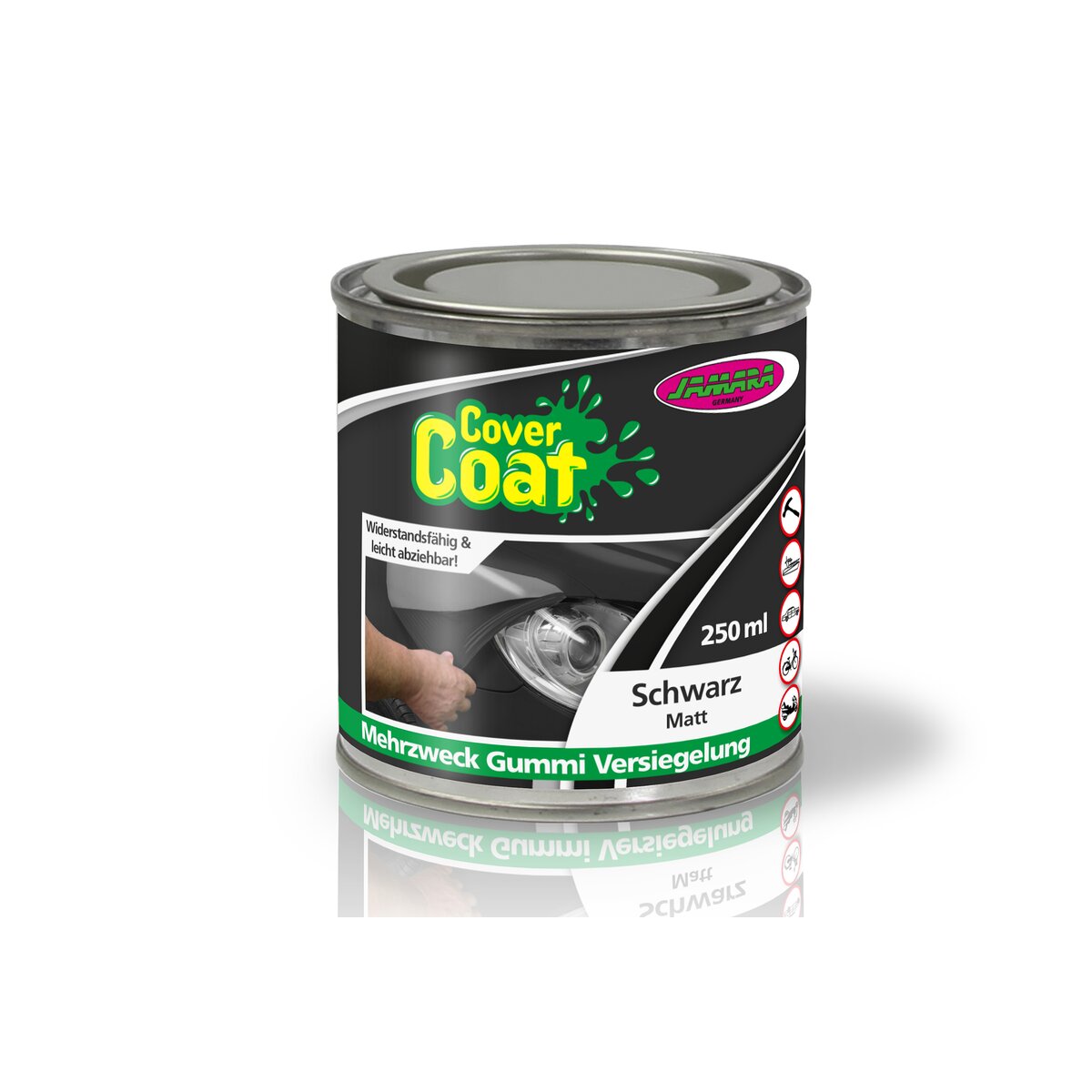 Cover Coat schwarz matt 250ml Dose