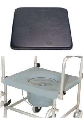 Sitzbrille für Toilettenrollstuhl TRS 130, grau>>>> Sitzbrille für Toilettenrollstuhl TRS 130, grau>>>>