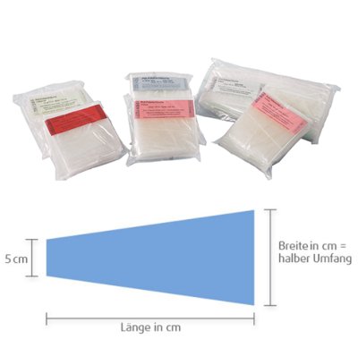 PVA-Folienschlauch transparent (VPE: 10 Stück)>>>>100 x 30 cm