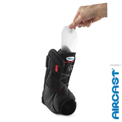AIRCAST AirPro Sprunggelenorthese, schwarz>>>>Gr. XL links AIRCAST AirPro Sprunggelenorthese, schwarz>>>>Gr. XL links