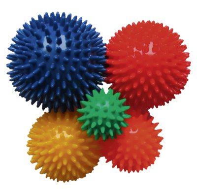 Igelball>>>>Farbe: blau 10 cm