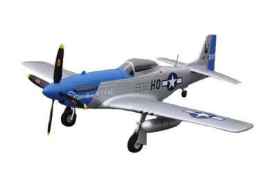 P-51D Mustang blue PNP 4 Kanal SW 75 cm