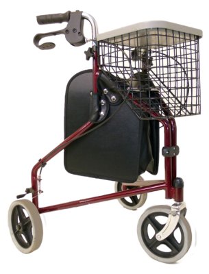 Delta-Gehrad TRI WALKER,PU,rot>>>> Delta-Gehrad TRI WALKER,PU,rot>>>>