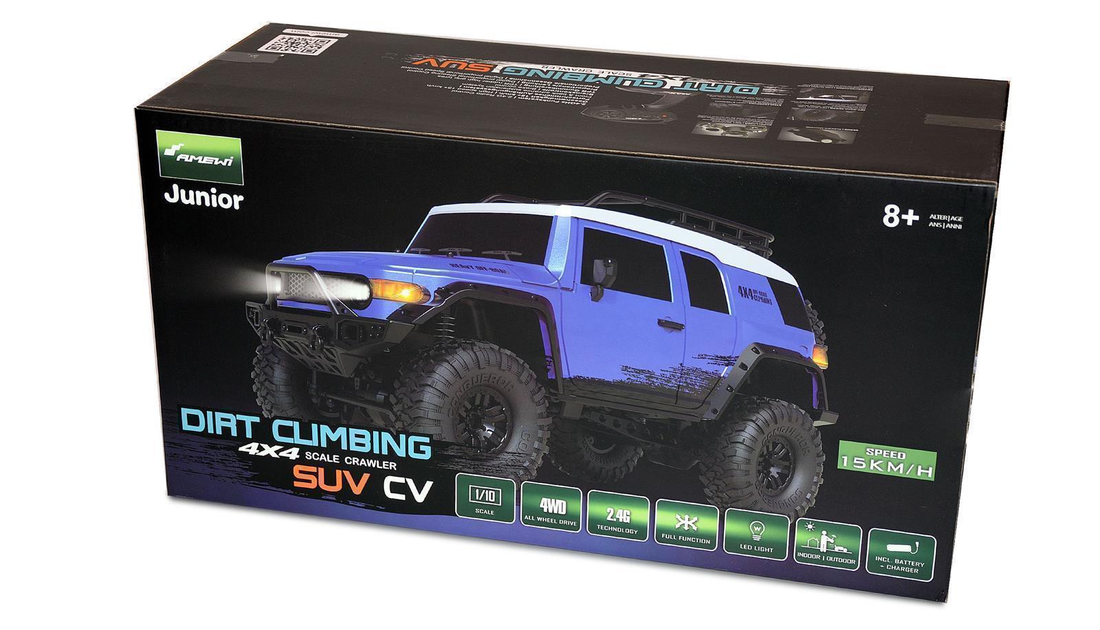 Dirt Climbing SUV CV Crawler 4WD 1:10 RTR blau Dirt Climbing SUV CV Crawler 4WD 1:10 RTR blau
