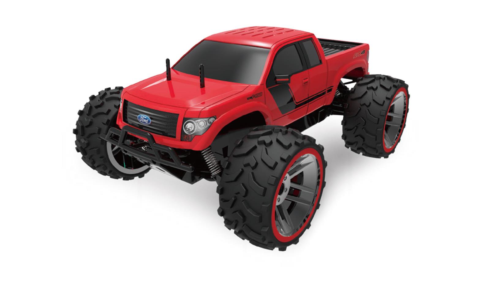 Ford F150 1:8 red Lizenz Fahrzeug