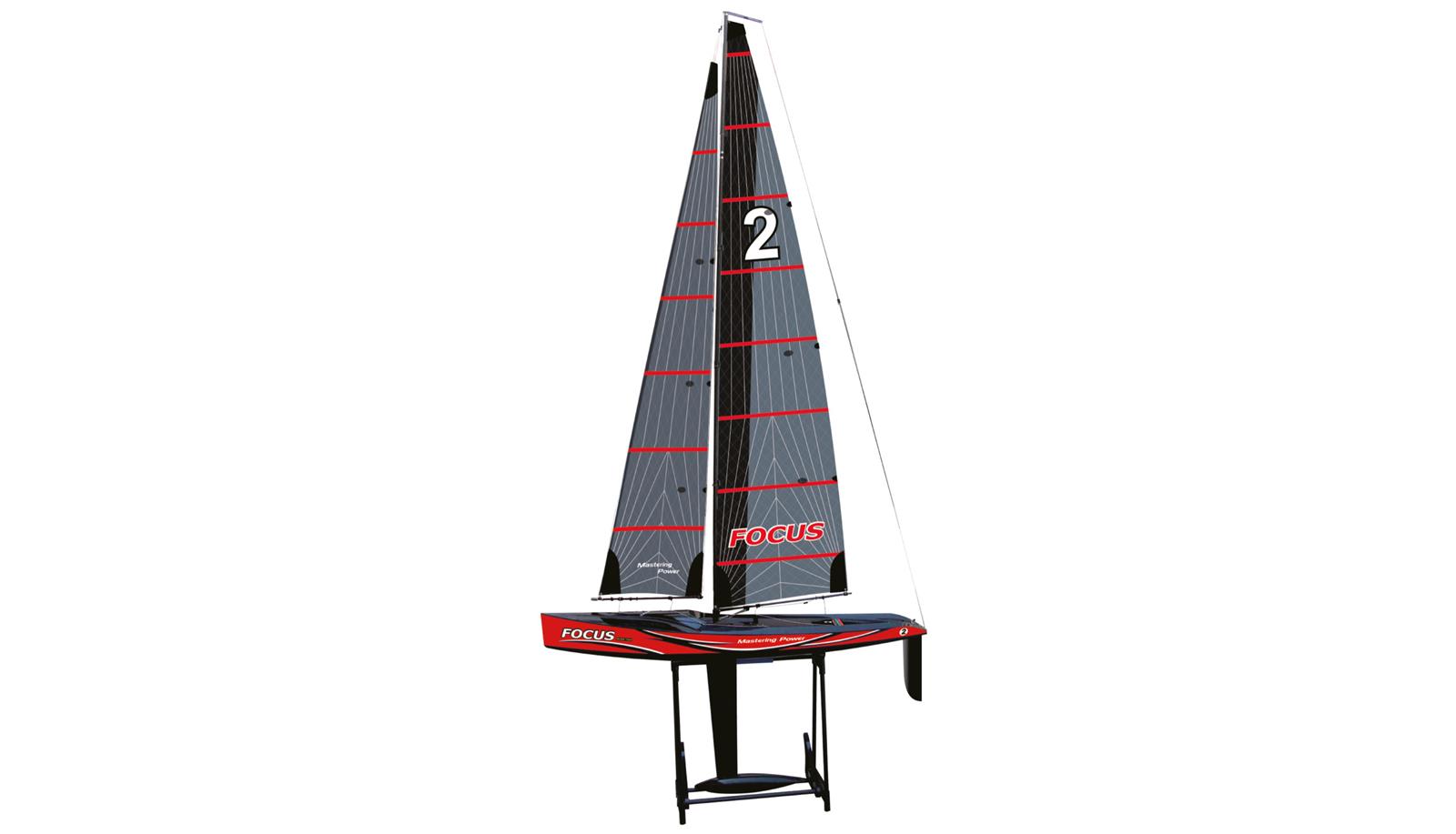 Focus III Racing Segelyacht 100cm RTR rot Focus III Racing Segelyacht 100cm RTR rot