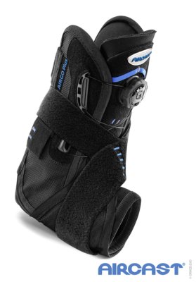 Sprunggelenk-Orthese AIRCAST Airgo Plus, schwarz>>>>Gr. L rechts