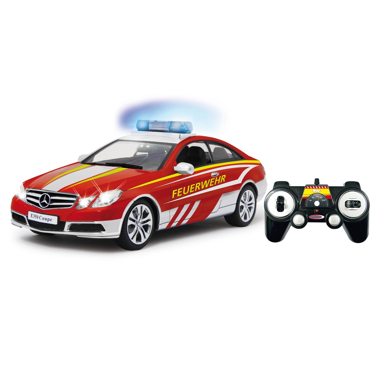 Mercedes-Benz E 350 Coupe Feuerwehr 1:16 weiß/rot 2,4GHz