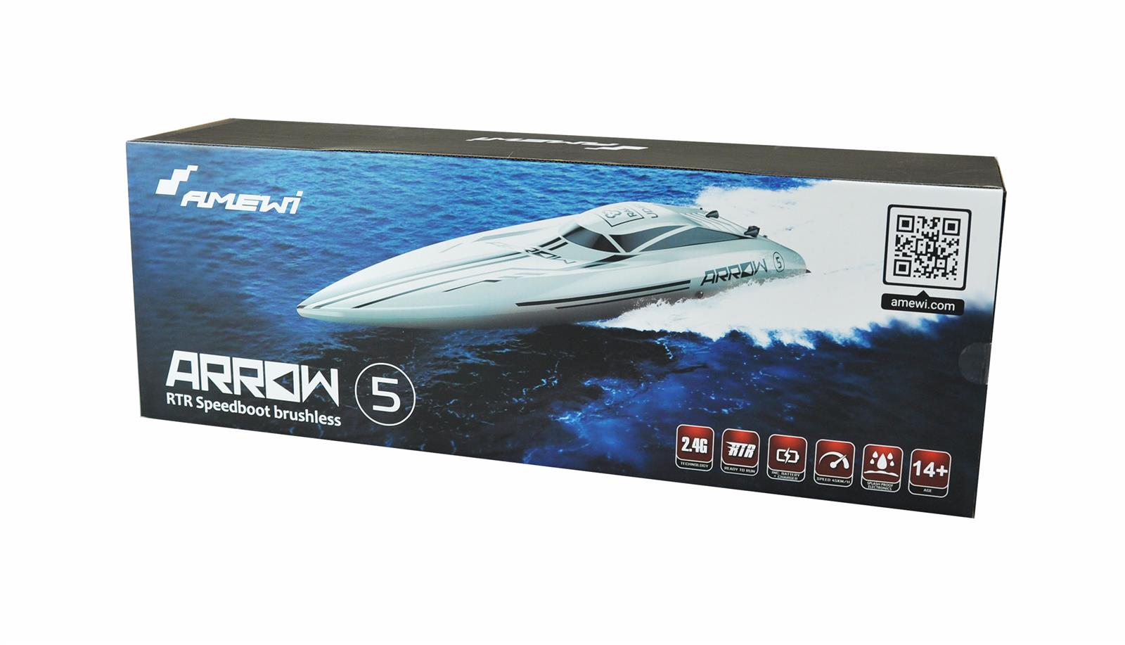 Arrow 5 Mono Speedboot brushless 633mm 2
