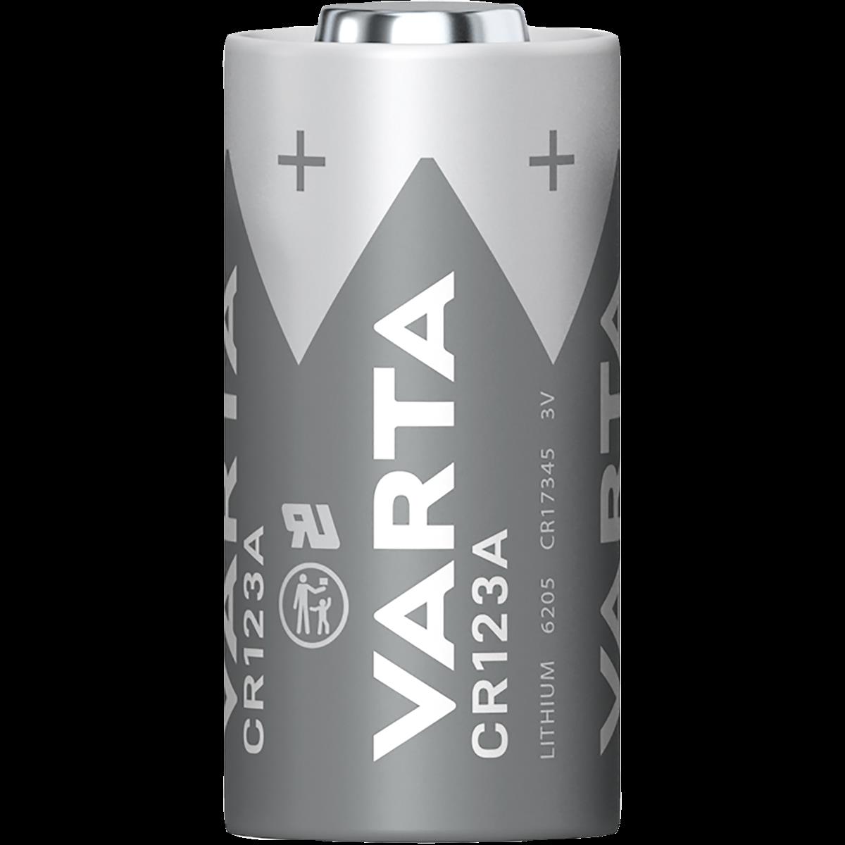 Lithium-Photobatterie VARTA CR 123A, 3 V, 1er-Blister