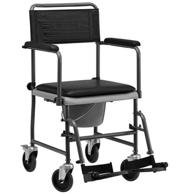 Toilettenrollstuhl TSU-2 inkl. Eimer und Sitzpolster grau>>>> Toilettenrollstuhl TSU-2 inkl. Eimer und Sitzpolster grau>>>>