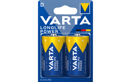 Mono-Batterie VARTA ''HIGH ENERGY'' 1,5 V, Typ D, 2er-Blister Mono-Batterie VARTA ''HIGH ENERGY'' 1,5 V, Typ D, 2er-Blister