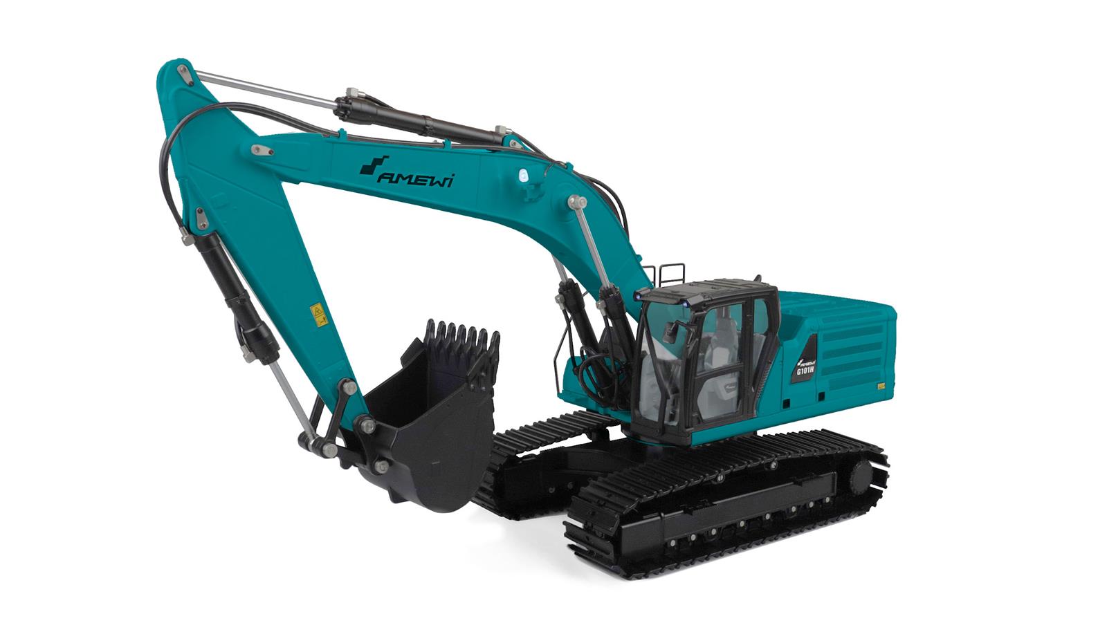 G101H Vollmetall Hydraulikbagger 1:16 RTR G101H V2 Vollmetall Hydraulikbagger 1:16 RTR petrol