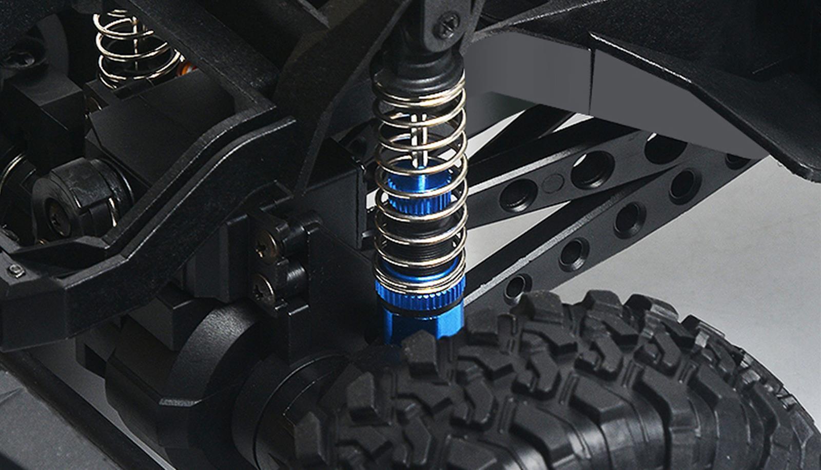 Dirt Climbing Safari SUV Crawler 4WD 1:10 RTR Dirt Climbing PickUp Race Crawler 4WD 1:10 RTR blau