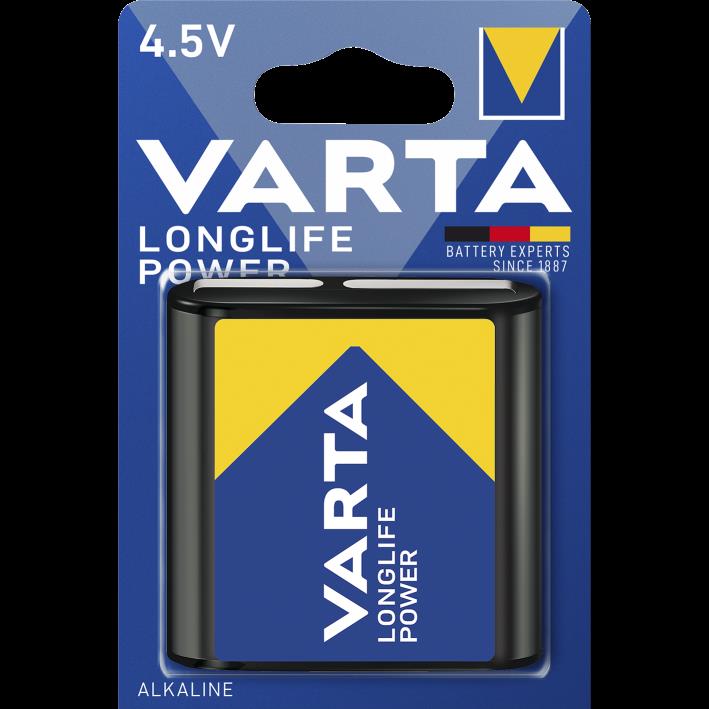 Block Batterie VARTA ''Longlife Power'' Alkaline, 3LR12, 4,5V Block Batterie VARTA ''Longlife Power'' Alkaline, 3LR12, 4,5V