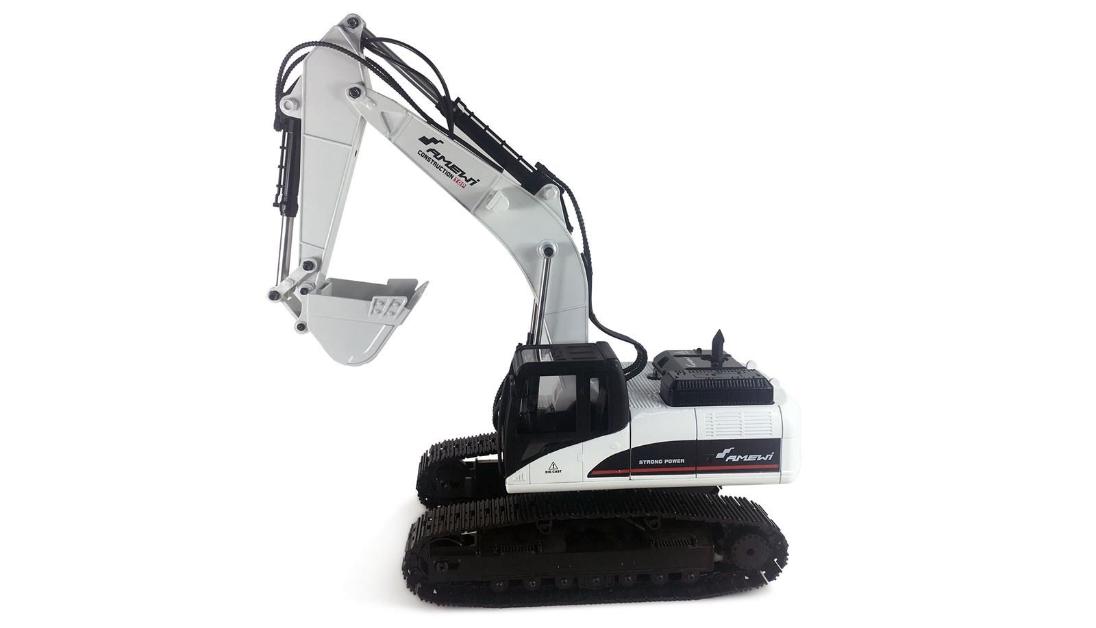 G704E Vollmetall Bagger 1:14 RTR weiß