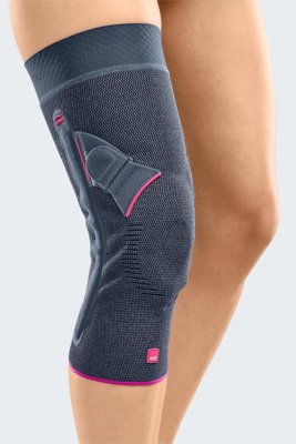 Kniebandage Genumedi PT, silber>>>>Gr. VII rechts Kniebandage Genumedi PT, silber>>>>Gr. VII rechts