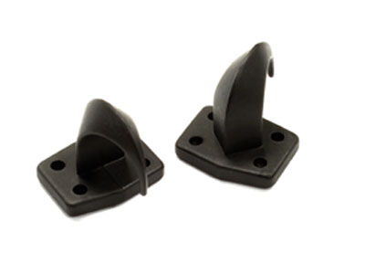 1:10 Haken schwarz groß 2 Stück 1:10 Haken schwarz groß 2 Stück