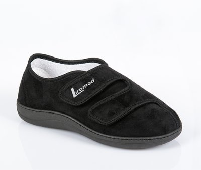 Reha Halbschuh 476-20Z3 mit 2 Klettverschlüssen schwarz>>>>Gr. 46