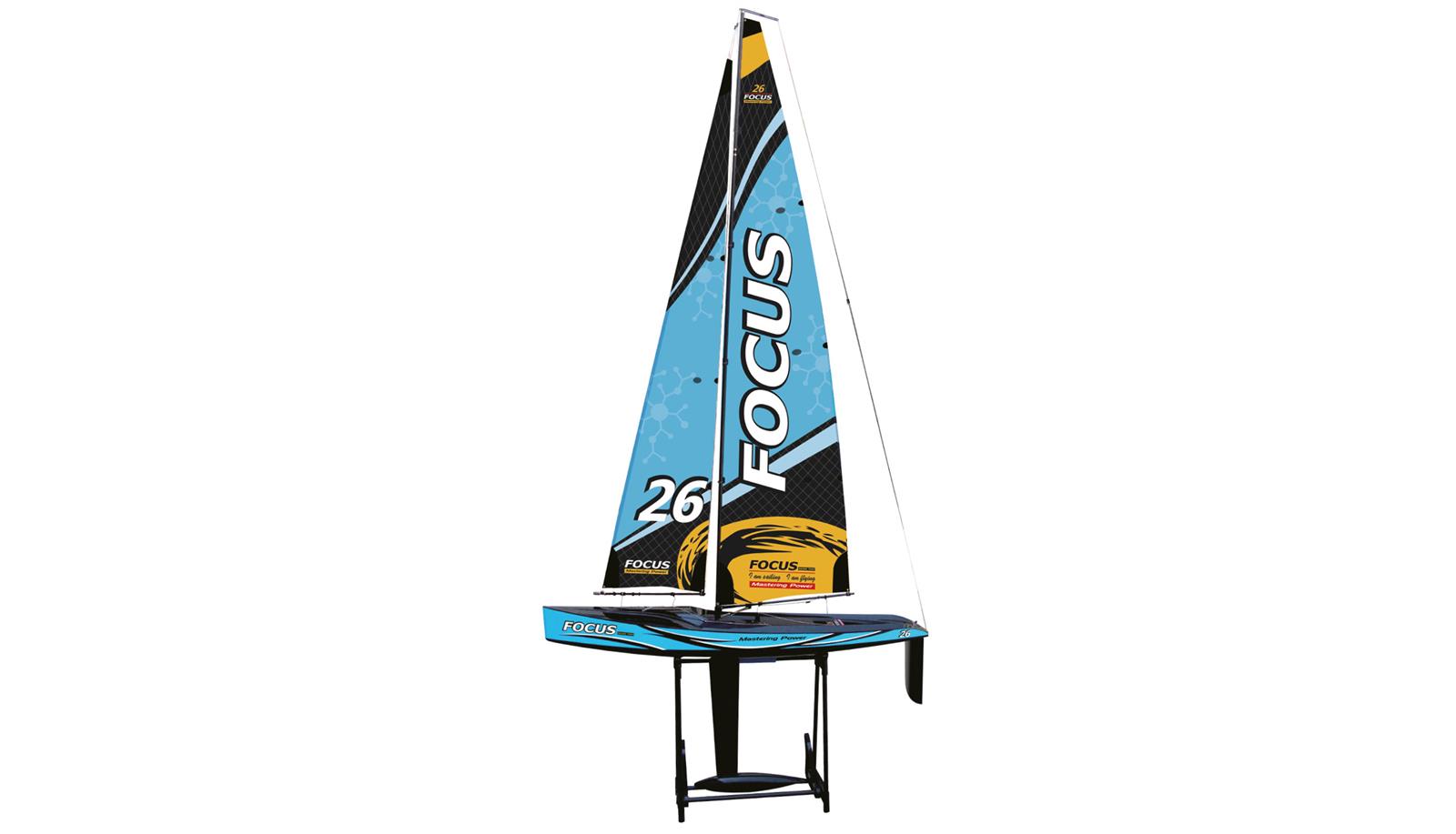Focus III Racing Segelyacht 100cm RTR blau Focus III Racing Segelyacht 100cm RTR blau