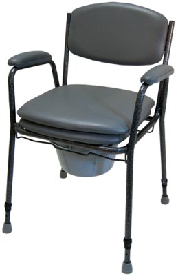 Toilettenstuhl TS 130, grau>>>>nur in 2er Schritten bestellbar Toilettenstuhl TS 130, grau>>>>nur in 2er Schritten bestellbar