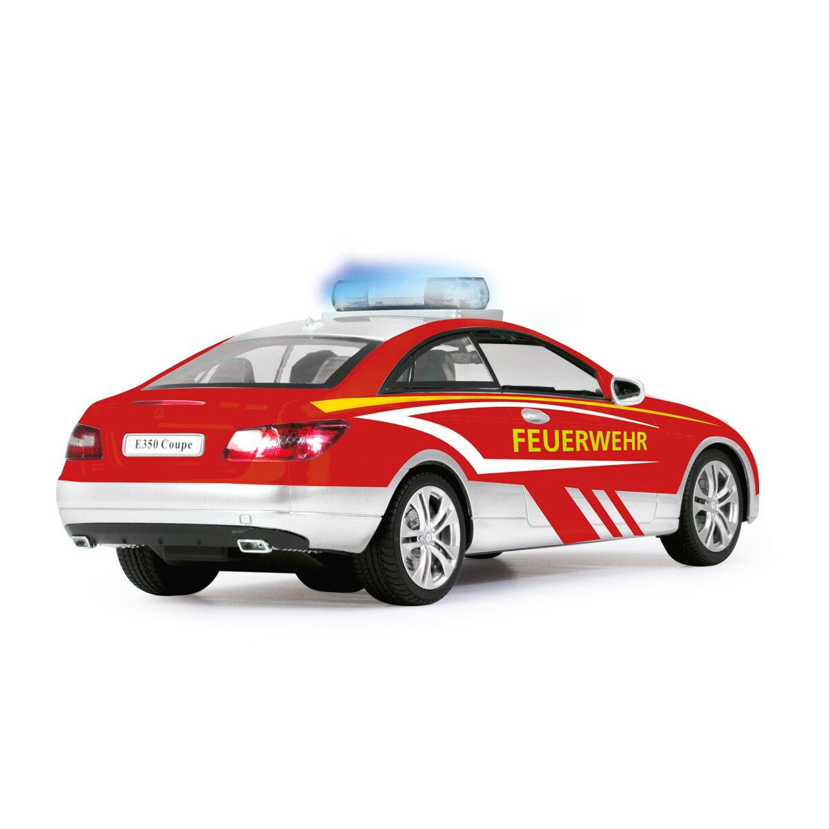 Mercedes-Benz E 350 Coupe Feuerwehr 1:16 weiß/rot 2,4GHz