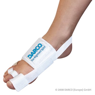 Hallux Valgus Zehenschiene DARCO TAS Toe Alignment, weiß, universal>>>>