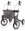 Rollator TOPRO Olympos ATR M,sand,