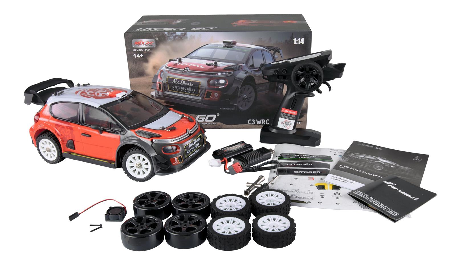 Hyper Go Citroen C3 WRC Rallye/Drift 4WD 1:14 RTR