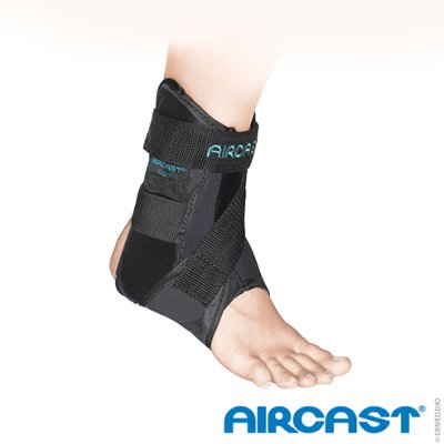 Sprunggelenkorthese AIRCAST Airgo schwarz>>>>Gr. M links