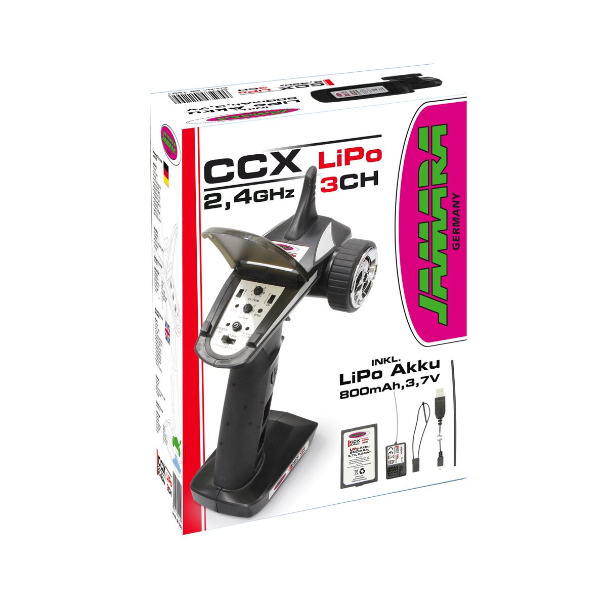 Fernsteuerung CCX 2,4GHz LiPo 3CH