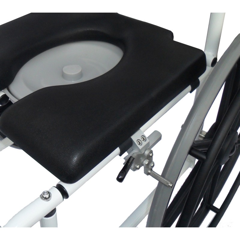 DTR 24"Duschtoilettenrollstuhl mit Toiletteneimer