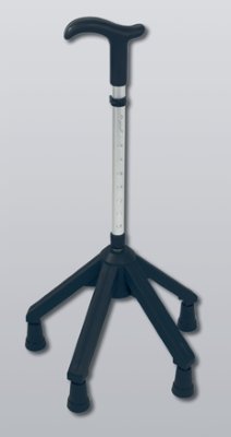 Vierfußgehhilfe Quadro, mit Fritzgriff>>>>Farbe: enzianblau
