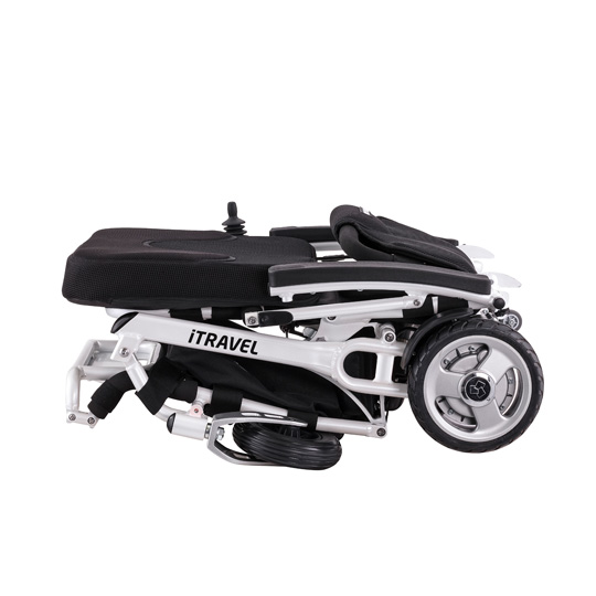 iTravel Lithium Ionen Batterien E-Reiserollstuhl-Scooter Weiß