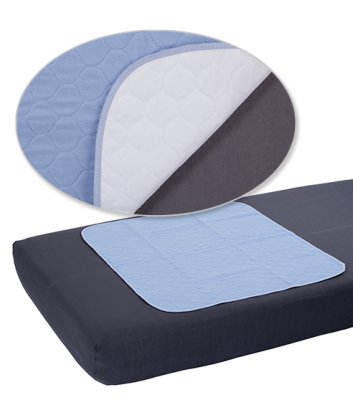 Bettschutzunterlage ActivePro 4-lagig 85x90 cm blau>>>>Ausf.: mit Einsteckflügel Bettschutzunterlage ActivePro 4-lagig 85x90 cm blau>>>>Ausf.: mit Einsteckflügel