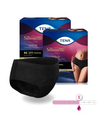 Pants TENA Silhouette Normal,Noir L(6x9Stk),