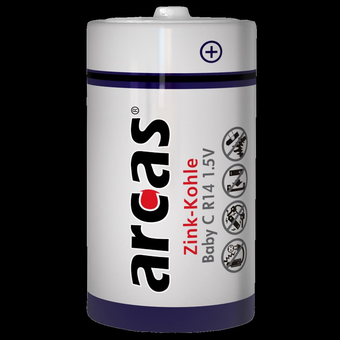 Baby-Batterie Super Heavy Duty 1,5V, Typ C/R14, 4er-Pack Baby-Batterie Super Heavy Duty 1,5V, Typ C/R14, 4er-Pack