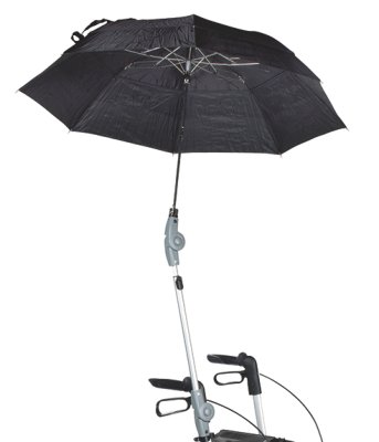 Rollatorschirm für Gemino schwarz>>>>