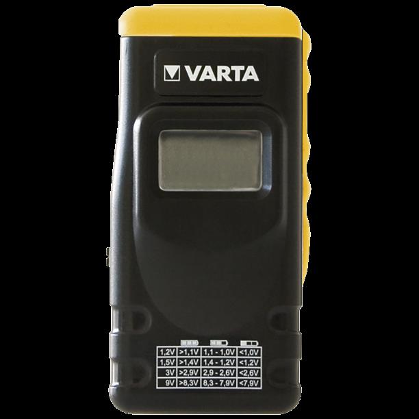 Batterietester VARTA, digital, LCD-Display, für AA/ AAA/ C/ D/ 9v Batterien