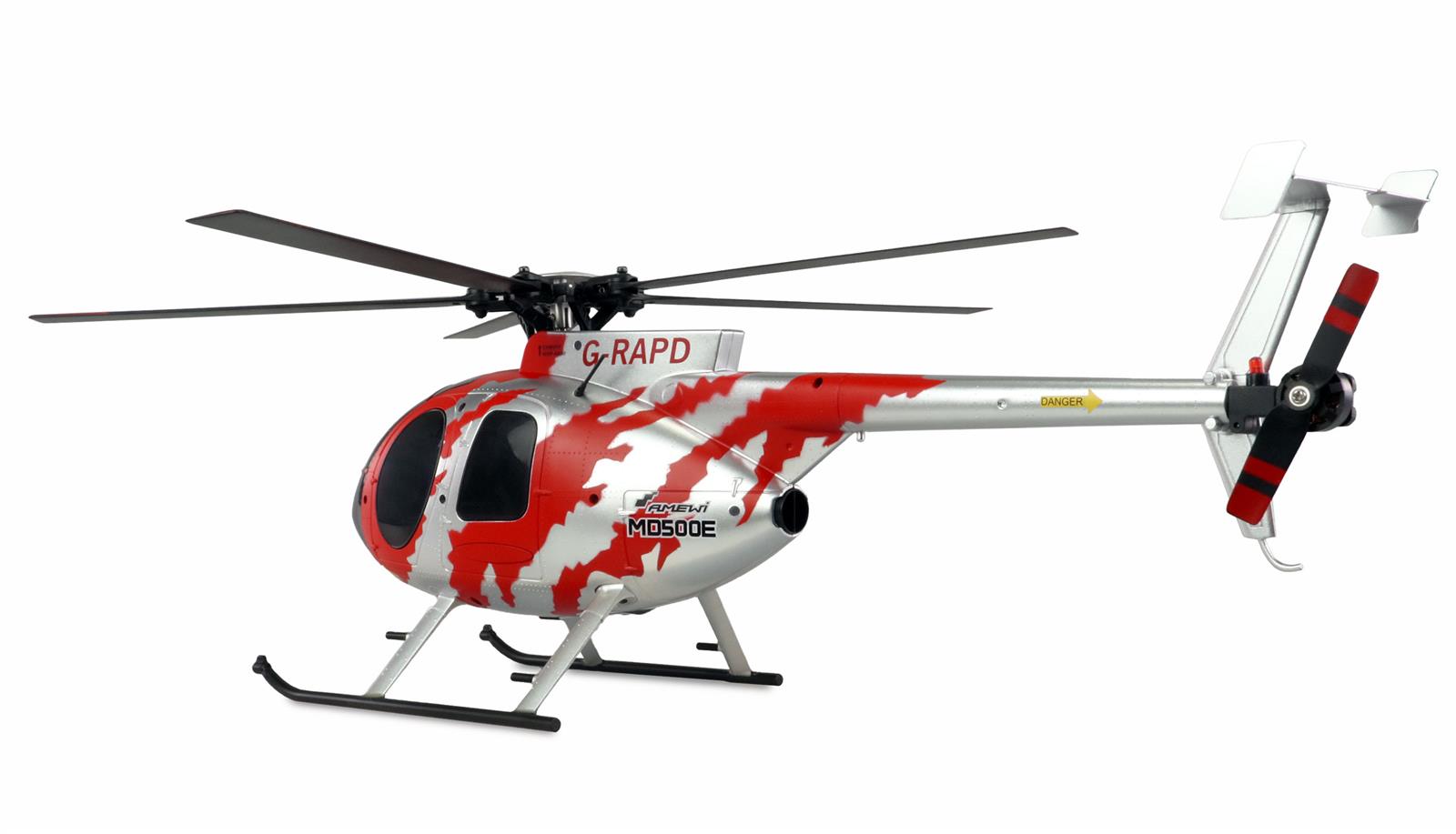 AFX MD500E Zivil brushless 4-Kanal 325mm Helikopter 6G RTF rot/silber AFX MD500E Zivil brushless 4-Kanal 325mm Helikopter 6G RTF rot/silber